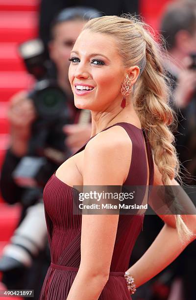 Blake Lively attends the opening ceremony and "Grace of Monaco" premiere at the 67th Annual Cannes Film Festival on May 14, 2014 in Cannes, France.