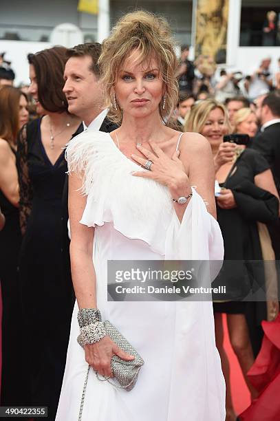 Dalila Di Lazzaro attends the Opening Ceremony and the "Grace of Monaco" premiere during the 67th Annual Cannes Film Festival on May 14, 2014 in...