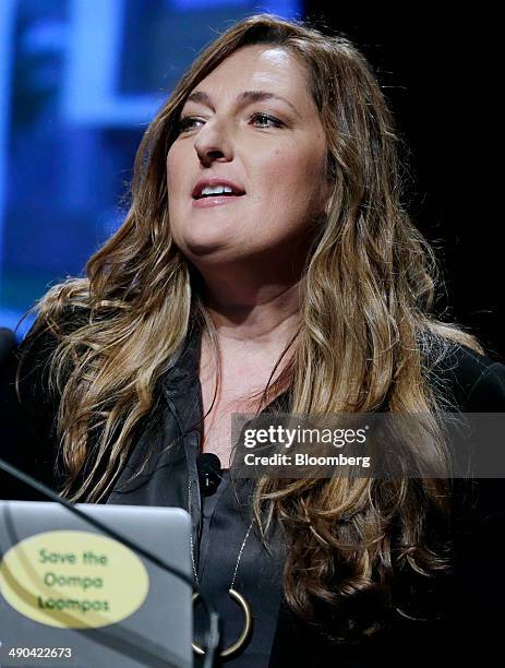 Michelle Kaufmann, co-founder of Flux, speaks during the 2014 WIRED Business Conference in New York, U.S., on Tuesday, May 13, 2014. The publishers...