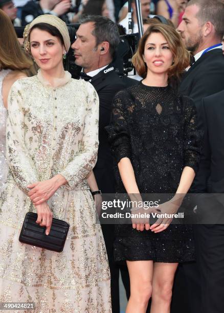 Jury members Leila Hatami and Sofia Coppola attend the Opening Ceremony and the "Grace of Monaco" premiere during the 67th Annual Cannes Film...