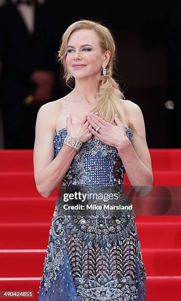 Nicole Kidman attends the opening ceremony and "Grace of Monaco" premiere at the 67th Annual Cannes Film Festival on May 14, 2014 in Cannes, France.