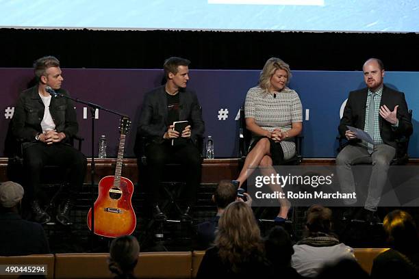 Singer/Songwriter Greg Holden, CEO Global Poverty Project Hugh Evans, Founder & President of MAC Presents Marcie Allen, and VP and Brand Strategist...