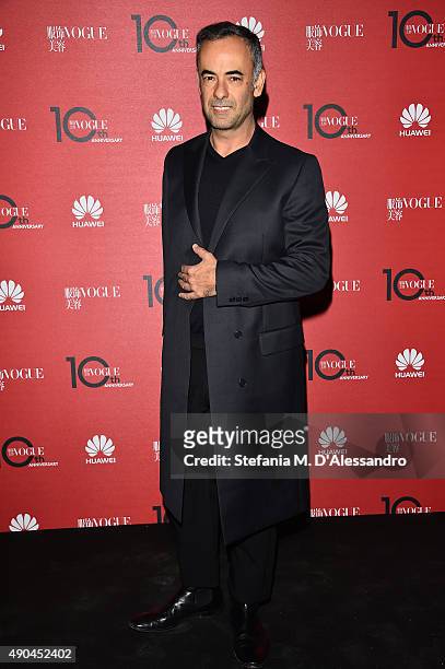Francisco Costa attends Vogue China 10th Anniversary at Palazzo Reale on September 28, 2015 in Milan, Italy.