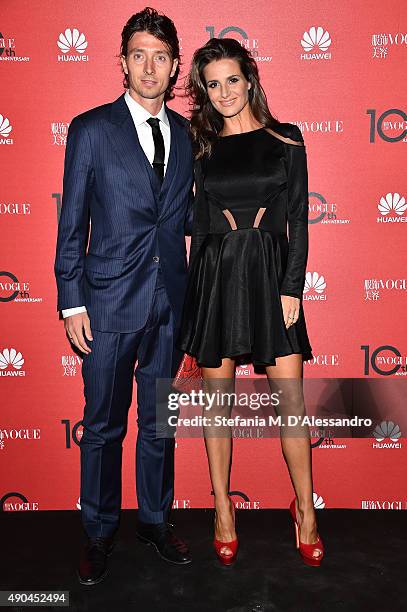 Riccardo Montolivo attends Vogue China 10th Anniversary at Palazzo Reale on September 28, 2015 in Milan, Italy.