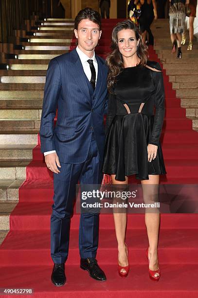 Riccardo Montolivo attends Vogue China 10th Anniversary at Palazzo Reale on September 28, 2015 in Milan, Italy.