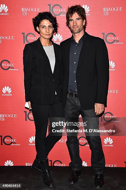 Helen Nonini attends Vogue China 10th Anniversary at Palazzo Reale on September 28, 2015 in Milan, Italy.