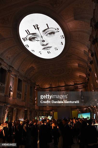 General view during the Vogue China 10th Anniversary at Palazzo Reale on September 28, 2015 in Milan, Italy.