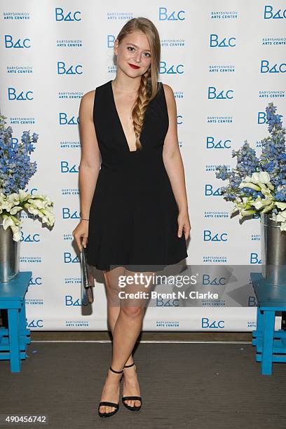 Actress Anna Baryshnikov attends the Baryshnikov Arts Center 10th Anniversary Fall Fete held at the Baryshnikov Art Center on September 28, 2015 in...