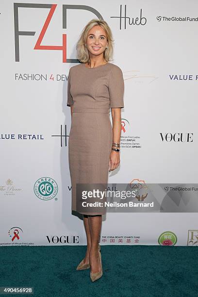 Corinna Sayn-Wittgenstein attends the Fashion 4 Development's 5th annual Official First Ladies luncheon at The Pierre Hotel on September 28, 2015 in...