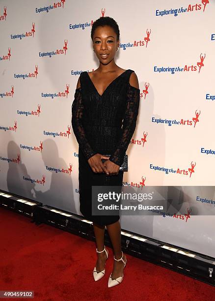 Samira Wiley attends the 9th Annual Exploring The Arts Gala at Cipriani 42nd Street on September 28, 2015 in New York City.