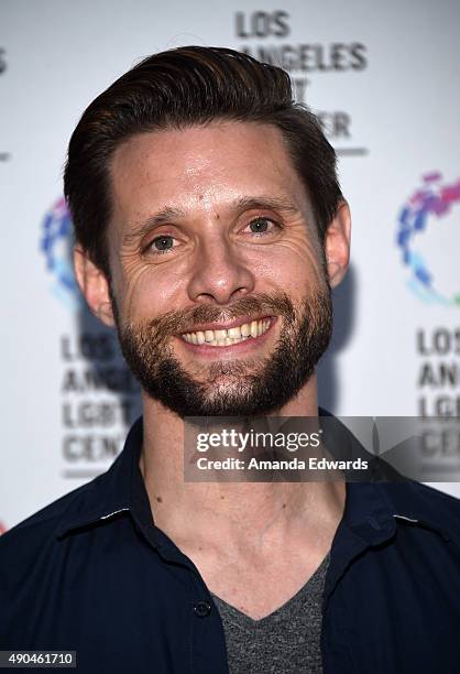 Actor Danny Pintauro arrives at the premiere party for Fuse's "Transcendent" at The Village at Ed Gould Plaza on September 28, 2015 in Los Angeles,...