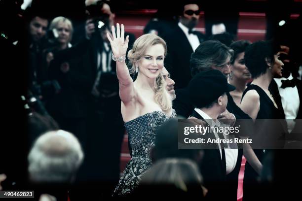 An alternative view of actress Nicole Kidman at the Opening ceremony and the 'Grace of Monaco' Premiere during the 67th Annual Cannes Film Festival...