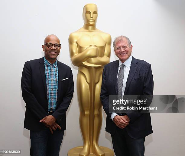 Director of New York Programs for the Academy of Motion Picture Arts and Sciences Patrick Harrison and Director Robert Zemeckis attends The Academy...