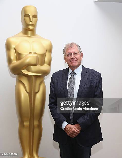 Director Robert Zemeckis attends The Academy Of Motion Picture Arts And Sciences Hosts An Official Academy Screening Of THE WALK on September 28,...