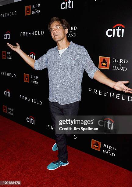 Actor Michael Shannon attends the "Freeheld" New York premiere at Museum of Modern Art on September 28, 2015 in New York City.