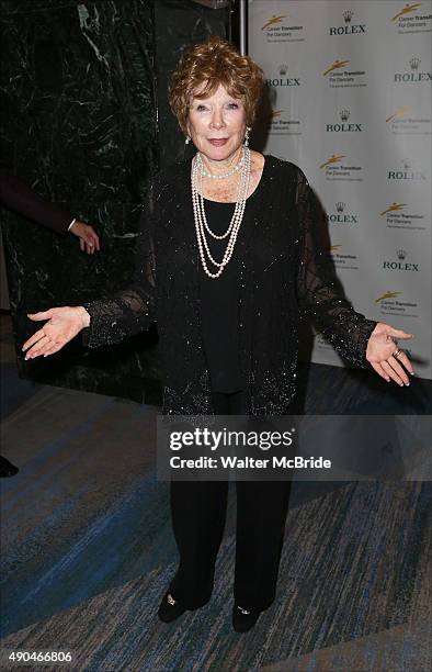 Shirley MacLaine attends the Career Transition for Dancers 30th Anniversary Pearl Jubilee reception honoring Shirley MacLaine at the Hilton Hotel on...