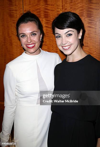 Shannon Rugani and Leanne Cope attend the Career Transition for Dancers 30th Anniversary Pearl Jubilee reception honoring Shirley MacLaine at the...