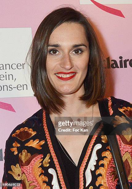 Singer Yelle attends the 'Octobre Rose 2015' Party To Benefit Breast Cancer Research hosted by Estee Lauder At the Palais National De Chaillot on...
