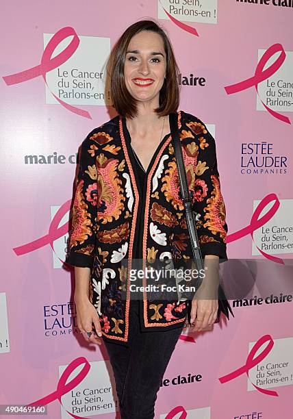 Singer Yelle attends the 'Octobre Rose 2015' Party To Benefit Breast Cancer Research hosted by Estee Lauder At the Palais National De Chaillot on...