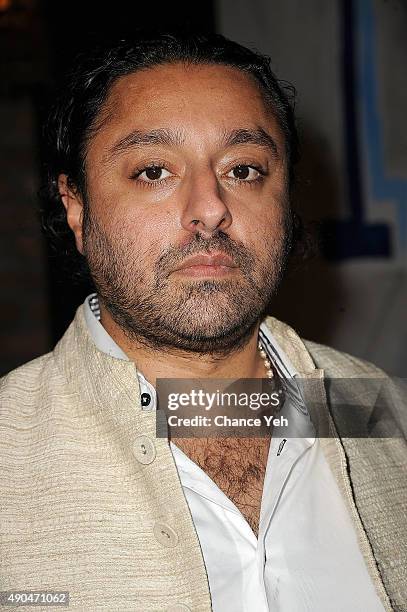 Vikram Chatwal attends 3rd Annual Turtle Ball at The Bowery Hotel on September 28, 2015 in New York City.