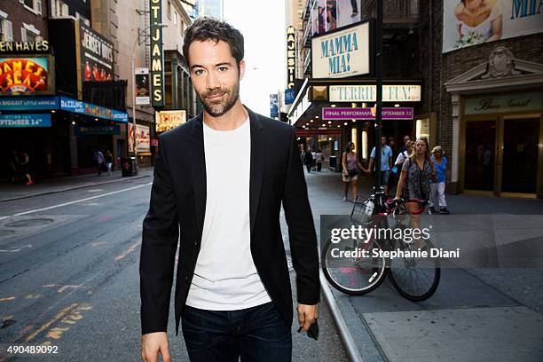 Singer Emmanuel Moire is photographed for Gala on August 21, 2015 in New York, United States.