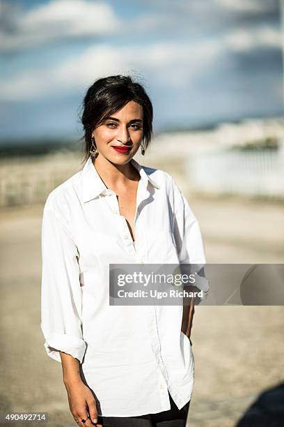 Singer Camelia Jordana is photographed for Gala on August 31, 2015 in Angouleme, France.