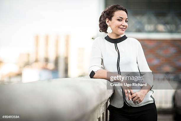Actress Loubna Abidar is photographed for Gala on August 31, 2015 in Angouleme, France.