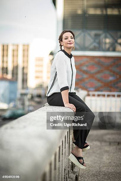 Actress Loubna Abidar is photographed for Gala on August 31, 2015 in Angouleme, France.