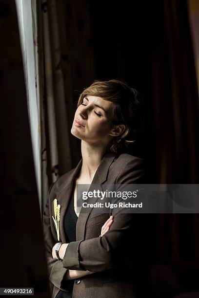 Actress Louise Bourgoin is photographed for Gala on August 31, 2015 in Angouleme, France.