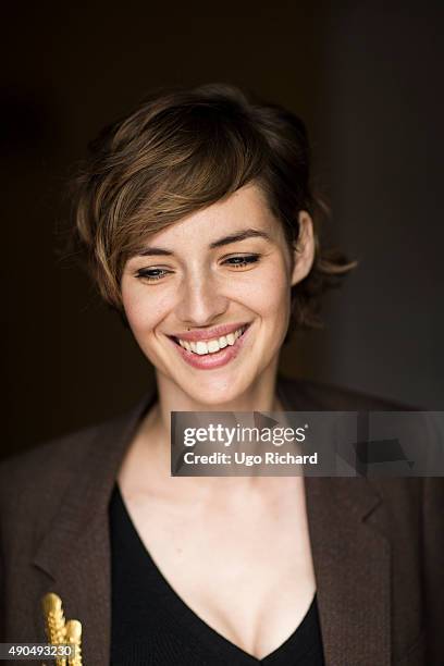 Actress Louise Bourgoin is photographed for Gala on August 31, 2015 in Angouleme, France.