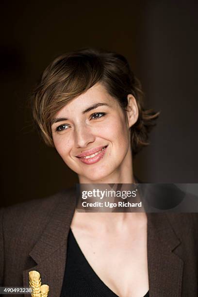 Actress Louise Bourgoin is photographed for Gala on August 31, 2015 in Angouleme, France.