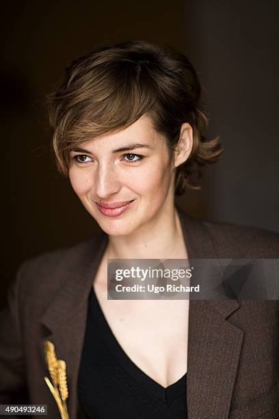 Actress Louise Bourgoin is photographed for Gala on August 31, 2015 in Angouleme, France.