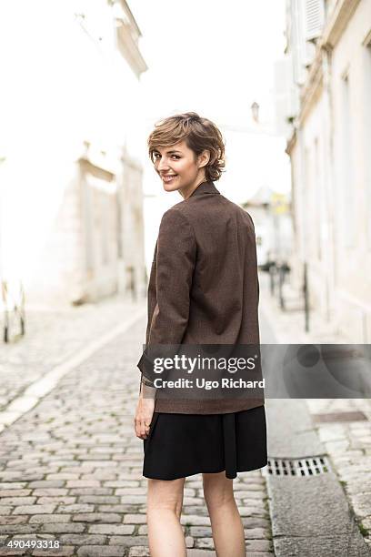 Actress Louise Bourgoin is photographed for Gala on August 31, 2015 in Angouleme, France.