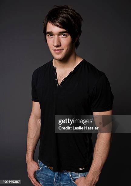 Actor Joshua Bowman is photographed for Self Assignment in August 2012 in New York City.