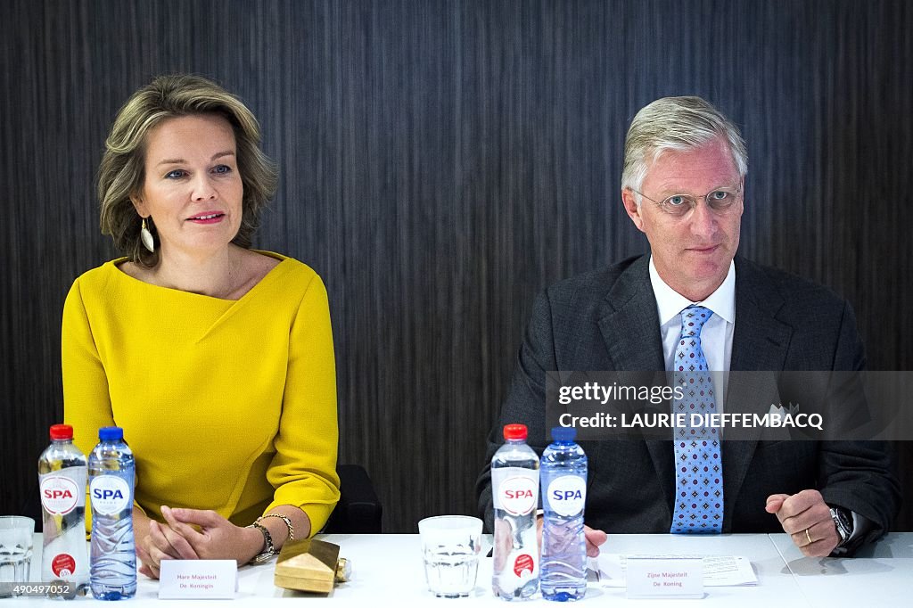 BELGIUM-ROYALS-MEDIA