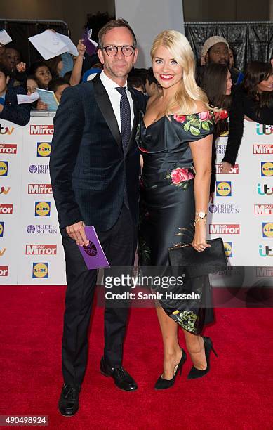 Holly Willoughby and Daniel Baldwin attend the Pride of Britain awards at The Grosvenor House Hotel on September 28, 2015 in London, England.