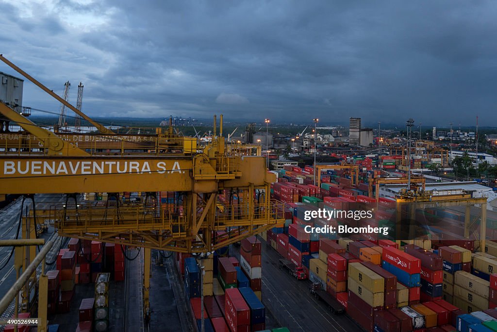 Operations At Colombia's Main Pacific Port