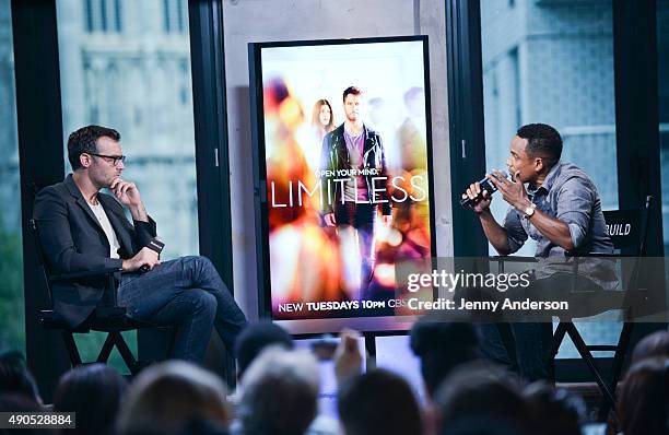 Hill Harper attends AOL Build Series to discuss his new show "Limitless" at AOL Studios in New York on September 29, 2015 in New York City.