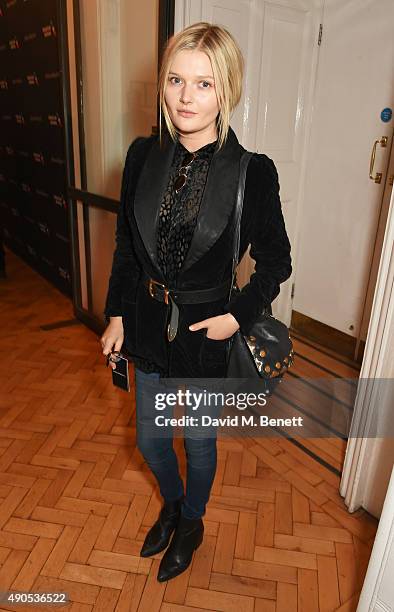 Sophie Kennedy Clark attends "Above / Beyond" hosted by American Airlines at One Marylebone on September 29, 2015 in London, England.