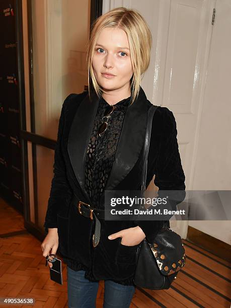 Sophie Kennedy Clark attends "Above / Beyond" hosted by American Airlines at One Marylebone on September 29, 2015 in London, England.