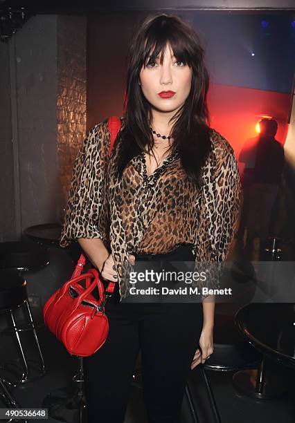 Daisy Lowe attends "Above / Beyond" hosted by American Airlines at One Marylebone on September 29, 2015 in London, England.