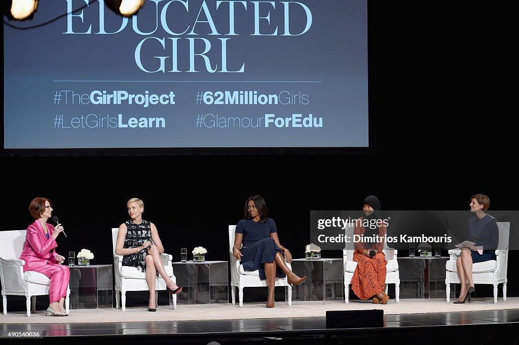 Glamour Hosts "The Power Of An Educated Girl" With First Lady Michelle Obama