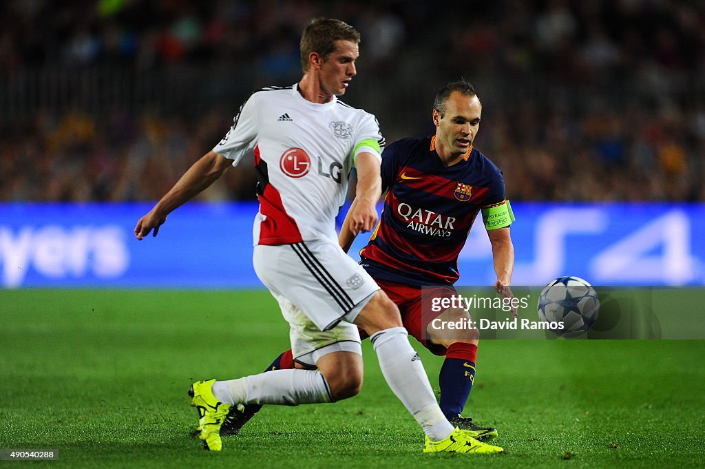 FC Barcelona v Bayer 04 Leverkusen - UEFA Champions League