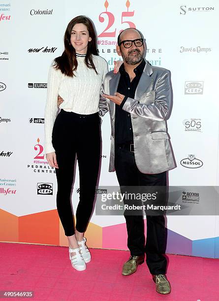 Brianda Fitz-James Stuart and Jose Corbacho attend a photocall for the '25th Anniversary of Pedralbes Centre Mall' on May 14, 2014 in Barcelona,...