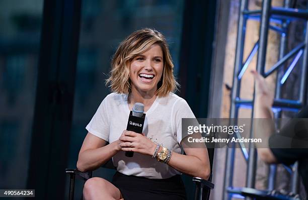 Sophia Bush attends AOL Build Series to discuss her show "Chicago P.D" at AOL Studios In New York on September 29, 2015 in New York City.