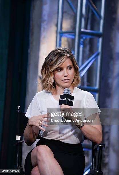 Sophia Bush attends AOL Build Series to discuss her show "Chicago P.D" at AOL Studios In New York on September 29, 2015 in New York City.