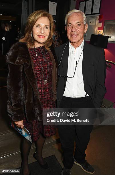 Joyce Reuben and Simon Reuben attend the press night of "Pure Imagination: The Songs of Leslie Bricusse" at the St James Theatre on September 29,...