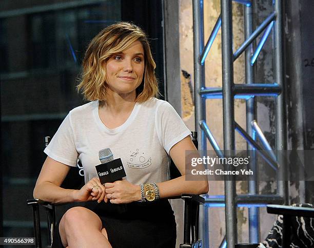 Sophia Bush attends AOL Build presents "Chicago P.D" at AOL Studios In New York on September 29, 2015 in New York City.