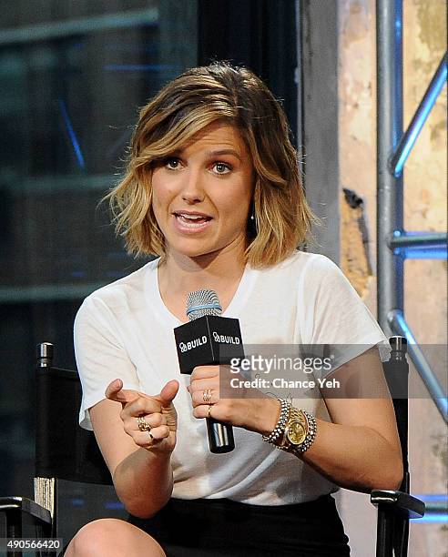 Sophia Bush attends AOL Build presents "Chicago P.D" at AOL Studios In New York on September 29, 2015 in New York City.