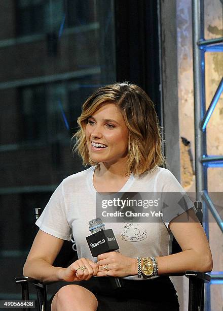 Sophia Bush attends AOL Build presents "Chicago P.D" at AOL Studios In New York on September 29, 2015 in New York City.